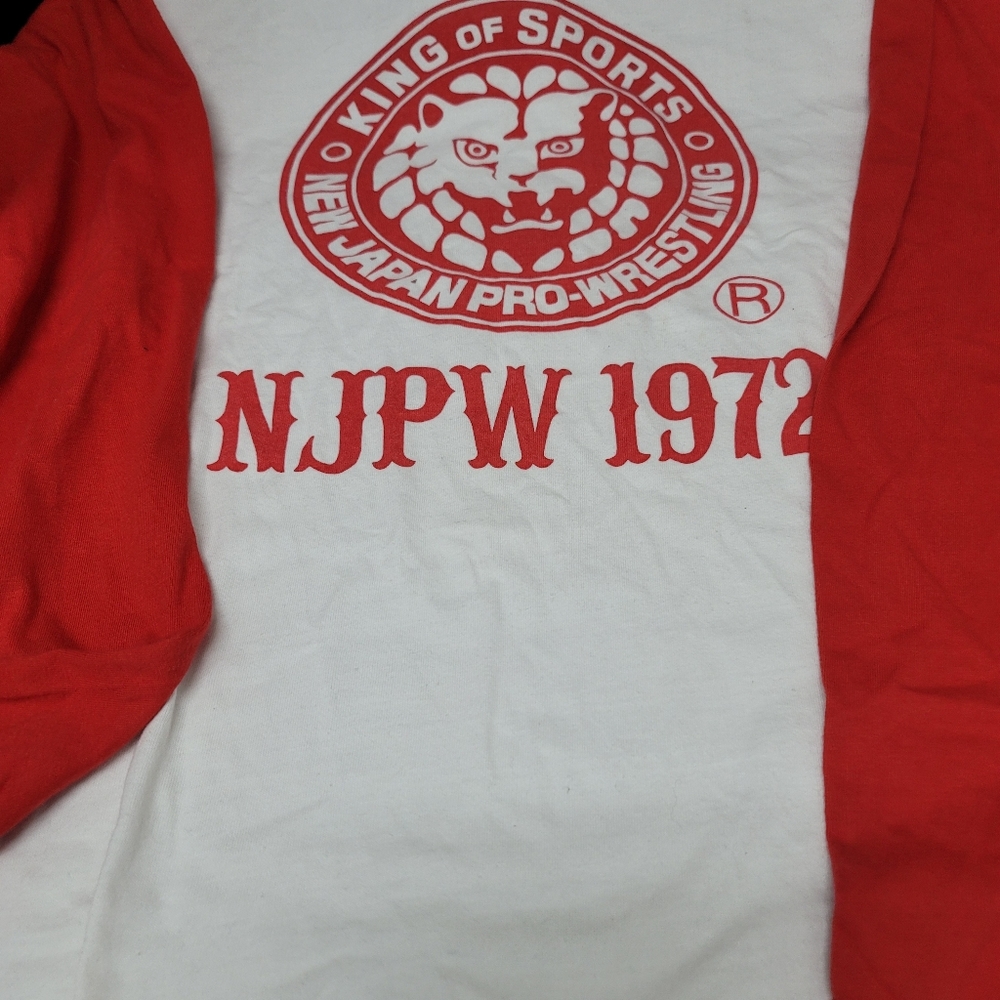NEW JAPAN PRO WRESTLING T SHIRT LONG SLEEVE